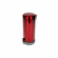 Tall Red Pedal Dustbin